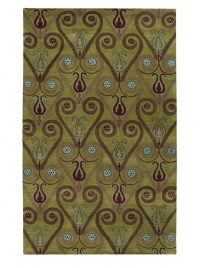 Surya Bombay Rug, Grass Multicolored, 5' x 8'