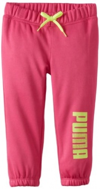 Puma - Kids Girls 2-6X Core Roll Up Pant, Raspberry Rose, 2/Toddler