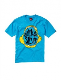 Quiksilver - Boys Attack Bt0 We1 T-Shirt, Size: X-Large, Color: Reef Blue