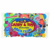 Unique Pinata Filler Candy and Toys, 2-Pound, Assorted Colors