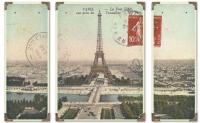 Eiffel Tower Panoramic Wall Art