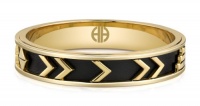 House of Harlow 1960 14k Yellow Gold-Plated Aztec Bangle, 8