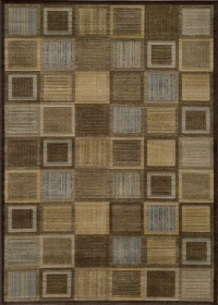 Area Rug 7x9 Rectangle Contemporary Brown Color - Momeni Dream Rug from RugPal