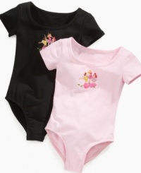 Keep her cute, keep her comfy. This Disney leotard is perfect for your pretty little princess.