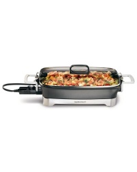 Hamilton Beach 38540 16-inch Step Up Skillet, Black