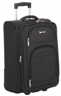 Delsey Luggage Helium Quantum Trolley, Black, One Size