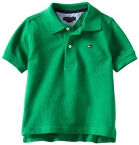 Tommy Hilfiger Boys 2-7 Ivy Polo Shirt, Rhinestone Green, 7/Regular