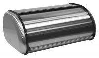 ZUCCOR Fingerprint-Proof Brushed Stainless Steel Large Bread Box (MILANO)