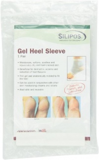 Ableware 789070000 Silipos Moisturizing Gel Heel Sleeve (1 Pair)