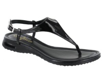 Cole Haan Women's Air Bria Thong Sandal,Black Patent,6 B US