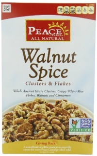 Peace Cereal Walnut Spice, 11-Ounce (Pack of 3)