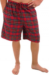 Del Rossa Men's 100% Cotton Pajama Bottoms - Sleep Shorts