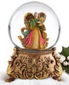 Holiday Lane Musical Snow Globe Musical Angel