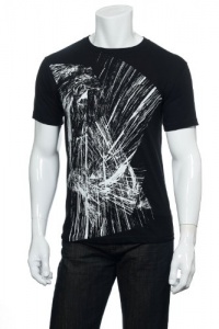 Alfani Black Basic Graphic SS T-Shirt