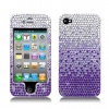 Aimo Wireless IPHONE4GPCDI174 Bling Brilliance Premium Grade Diamond Case for iPhone 4 - Retail Packaging - Purple Waterfall