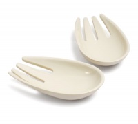 BlissHome Nigella Lawson's Living Kitchen Melamine Serving Hands, Cream