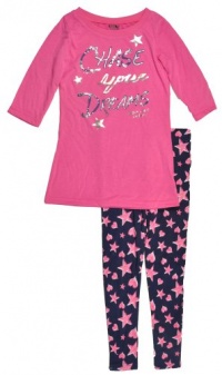 Sugar Sweet Couture Pink & Black 2Pc Pajama Pant Set (7/8)