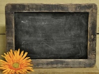 Vintage School House Framed Chalkboard