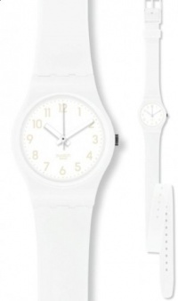 Swatch Cool Breeze White Silicone Ladies Watch LW134C