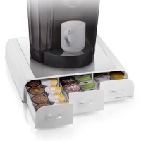 Mind Reader AnchorCoffee Pod Storage Drawer for 36 Keurig K-Cup,42 CBTL/Verismo Coffee Pods, White