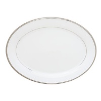 Lenox Solitaire Oval Platter, 16-Inch, White