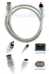 Firewire DV Cable Camcorder For Canon Sony Sharp JVC