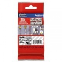 Brother Extra Strength Tape, Retail Packaging, 1/2 Inch, Black on Clear (TZeS131) - Retail Packaging