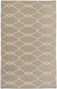 Area Rug 5x8 Rectangle Transitional Sage Color - Surya Fallon Rug from RugPal