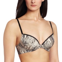 Calvin Klein Women's Seductive Comfort Custmized Lift, Natural Python Print, 34B