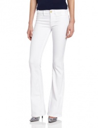 MiH Jeans Women's Skinny Marrakesh Mid Rise Kick Flare Jean, Superfit White, 32