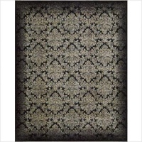 Nourison Rugs Chambord Collection CM15 Black Rectangle 7'9 x 10'10 Area Rug