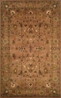 Liora Manne Petra Oushak Rug, 9 by 12-Feet, Brown