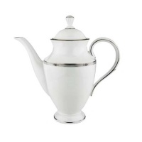 Lenox Westerly Platinum Bone China Coffeepot