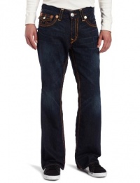 True Religion Men's Billy Big Qt Boot Cut Jean, Blue, 33