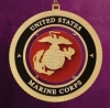 ChemArt 2.5 Collectible Keepsakes United States Marine Corps Christmas Ornament