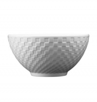 Wedgwood Night & Day Bone China Medium Checkerboard Bowl