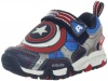 Stride Rite Captain America Lighted BB Fashion Sneaker (Toddler)