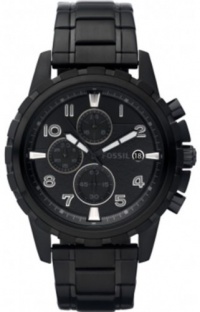 Fossil Men's FS4646 Dean Black Stainless Steel Watch