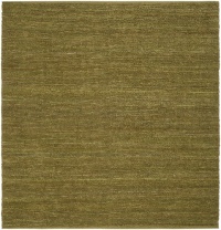 Area Rug 8x8 Square Natural Fiber Lime Green Color - Surya Continental Rug from RugPal