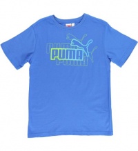 Puma Kids Boys Gradient TeeLiquid Blue LG