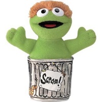 Enesco Sesame Street 5 Oscar The Grouch Beanbag Gund Plush