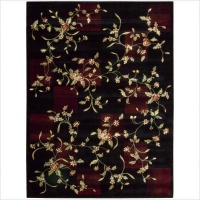 Nourison Chambord Area Rug - Black/Beige Size - 1.9 x 2.9 ft.