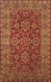 Liora Manne Petra Rug Collection - Agra Red, Size: 5' X 8' Rectangular