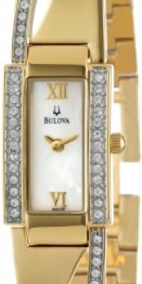 Bulova Women's 98V28 Crystal Bangle Watch