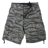 Tiger Stripe Camouflage Vintage Military Tactical Infantry Utility Shorts