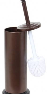 Home Basics Bronze Toilet Brush with Holder