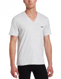 HUGO BOSS Men's Cotton Stretch V-Neck Shirt