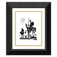 Don Quixote by Pablo Picasso, Framed Print Art - 21.62 x 18.37