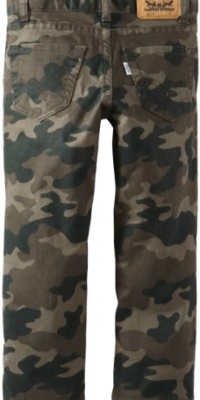 Levi's Boys 2-7 511 Slim Fit Trouser, Camo, 4T