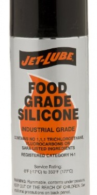 Jet-Lube Food Grade Silicone Greaseless Lubricant, 12 oz Aerosol